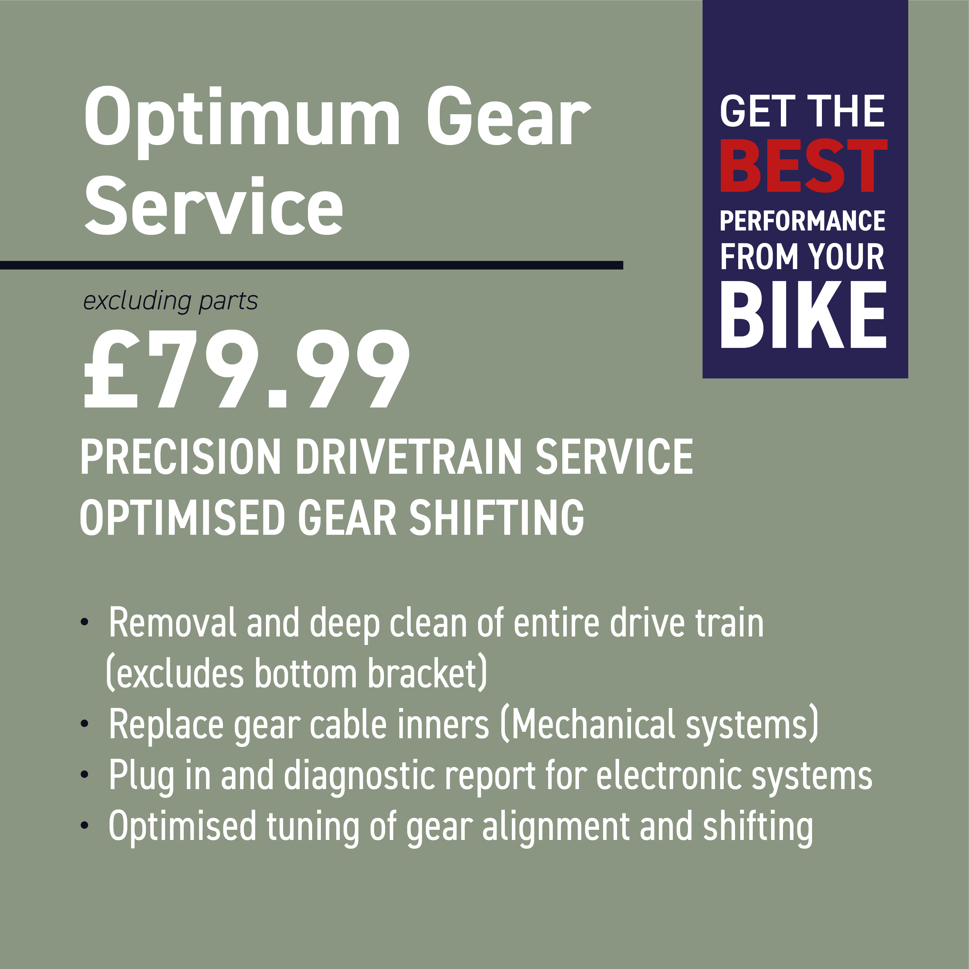 Optimum Gear Service - £79.99